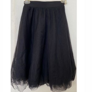 Charlotte Russe tule black skirt